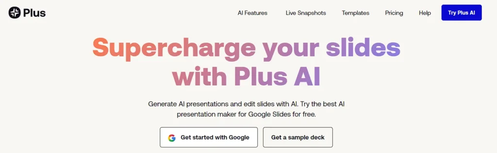 PlusDocs AI marketing tool