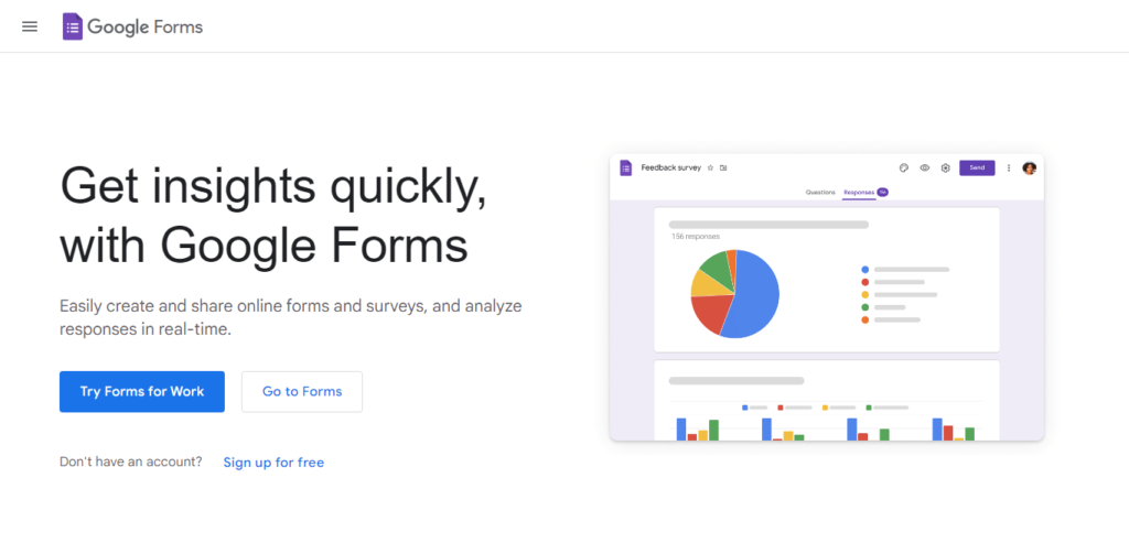 free survey tools - Google Forms