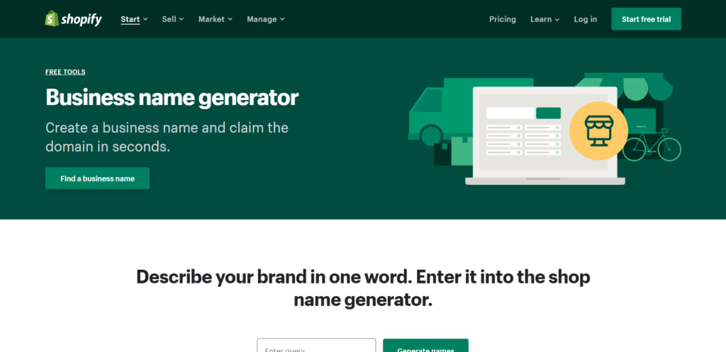 FREE Business Name Generator - Company Name Ideas (2022) - Shopify