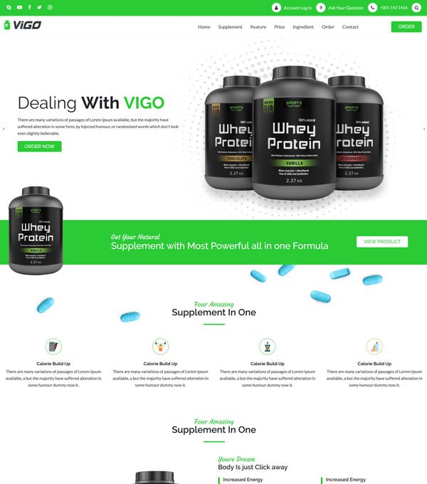 Product details page