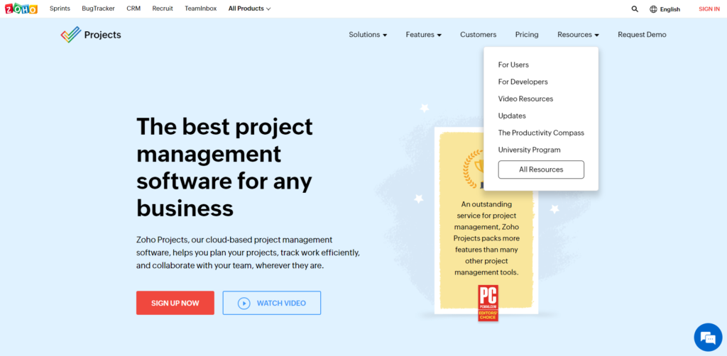 Zoho Projects