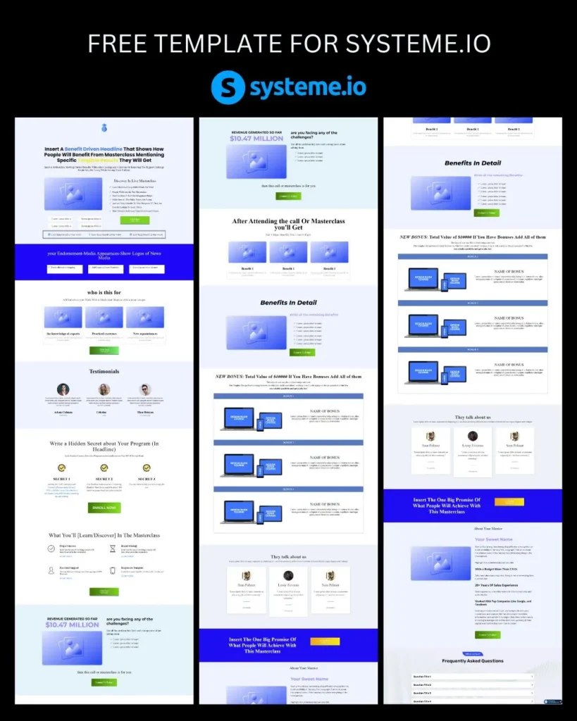 Systeme.io sales funnel builder