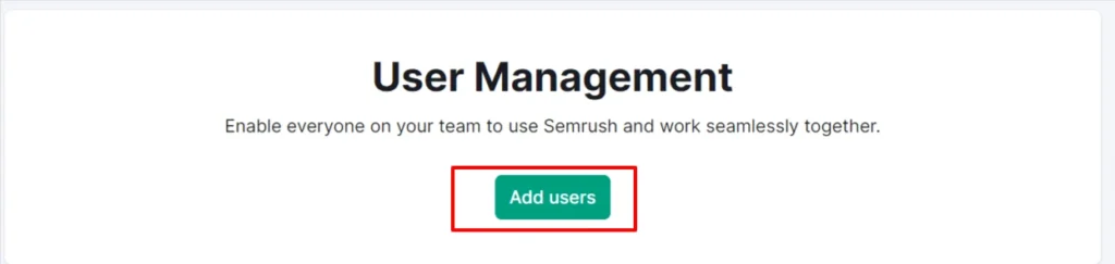 Semrush for Management 3